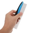 thumbnail image 5 of Unique Bargains 1 Pc Durable Straight Row Pet Grooming Brush for Pet 7.2"x1.85" Black Blue, 5 of 6