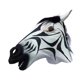 thumbnail image 4 of Máscara de cabeza de animal, tocado de animal para disfraces, espectáculos de Halloween Cebra, 4 of 8