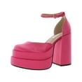 thumbnail image 1 of Steve Madden Charlize Women's Satin Platform Chunky Block Heel Pumps, 1 of 3