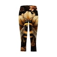 thumbnail image 4 of Pantalones de Ajuste Seco Mujeres Pascua Impresa Leggings Recortados, Estirable Transpirable Casual Y Yoga, 4 of 4