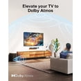 thumbnail image 2 of ULTIMEA Barra de sonido para Smart TV con Dolby Atmos, barra de sonido de potencia máxima de 190 W con subwoofer, barra de sonido de TV con refuerzo de graves, barras de sonido de audio de cine en cas, 2 of 5