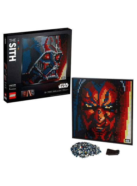 LEGO Art Star Wars The Sith 31200 Canvas Art Set Building Toy for Adults (3,395 Pieces)