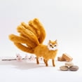 thumbnail image 4 of vlrwzc Cute Plush Nine-Tailed Fox Handmade Soft Fox Plushy Doll Exquisite Foxes Plush Figure Home Decorations for Adults, 4 of 7