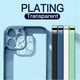 thumbnail image 2 of Caja de chapado clásica de marco cuadrado de lujo para IPhone 11 12 Pro MAX SE 2020 IPhone X XR XS MAX 6 7 8 Plus funda protectora suave transparente cubierta trasera 12mini carcasa, 2 of 4