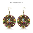 thumbnail image 3 of Qarigey 1 par de pendientes colgantes, Piercing de aleación de Zinc, gota de oreja decorativa, joyería étnica bohemia, decoración colorida Ropa, zapatos y accesorios Miscelánea, 3 of 6