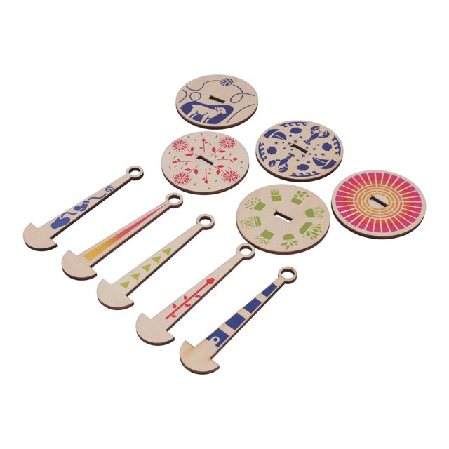 Yarn Carrier, 5 Set Smoothly Mouth Lightweight Wrist Yarn Holder for Knitting Sewing