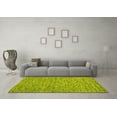 thumbnail image 3 of Ahgly Company Indoor Rectangle Abstract Yellow Contemporary Area Rugs, 7' x 10', 3 of 4