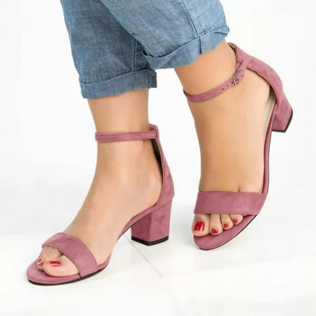 

Rewenti Women Open Toe Slippers Shoes Comfy Sandals Casual Comfortable Beach Sandals Summer Women Sandals Clearance Pink 8(40)