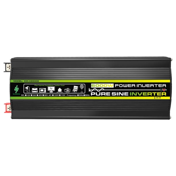 Inversor Coche DQrwqpou 6000W USB Dual para Dispositivo Vehículo