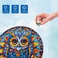 thumbnail image 4 of 200Pcs 3D Owl Wooden Jigsaw Puzzles for Adults 27.7x27.7cm/10.82x10.82inch Wood Adult Puzzles Unique Shaped Wooden Puzzles Animal Colorful Jigsaw Puzzles for Birthday Gifts Family Games DIY, 4 of 8