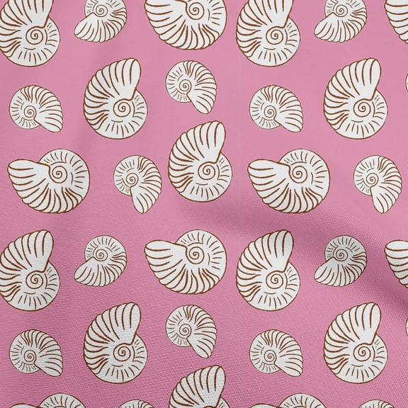 oneOone Polyester Lycra Light Pink Fabric Nautical Diy Clothing Quilting Fabric Print Fabric By Yard 56 Inch Wide