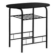 thumbnail image 2 of Monarch Specialties Dining Table Set, 3pcs Set, Small, 32" L, Kitchen, Metal, Laminate, Black, Contemporary, Modern, 2 of 6