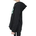 thumbnail image 3 of Under Armour Girls ArmourFleece Iridescent Big Logo Hoodie, 001 Black / / Iridescent, Youth Medium, 3 of 9