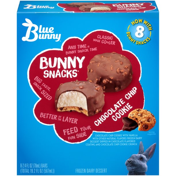 Blue Bunny Bunny Snacks Chocolate Chip Cookie Bar 