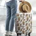 thumbnail image 2 of Highland Cow Barrel Boot Butterfly Pattern Luggage Cover Fashion Suitcase Cover Baggage Covers Fit 25-28 Inch Luggage (Go Travel), 2 of 5