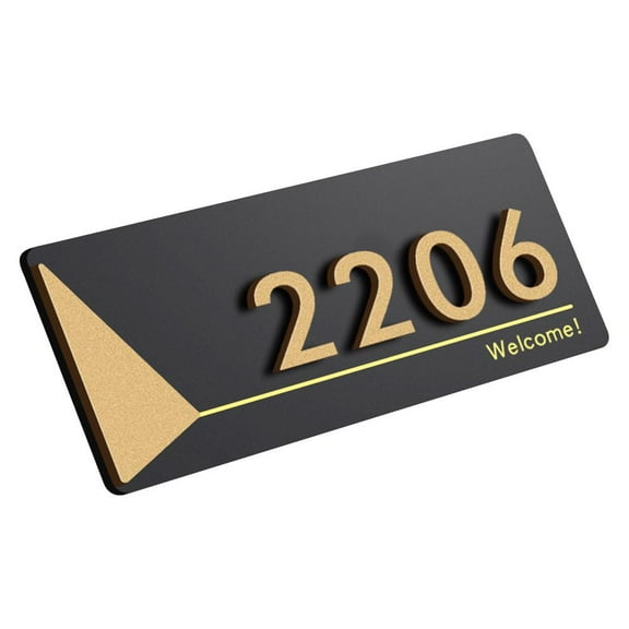 Personalized Floating House Numbers Address Street Sign Plaque, Acrylic Modern Front Door Sign, Custom Numbers,Size