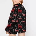 thumbnail image 5 of ersvoioy Girls Christmas Graphic Top Long Sleeve Crewneck Sweatshirt Santa Hat Print Pullover Cute Size 1-13 Years, 5 of 5