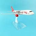 thumbnail image 4 of 1/400 Scale Simulation Asia Dragon A320 Aircraft Model Metal Plane Model for Collection Gift with Display Stand, 4 of 12