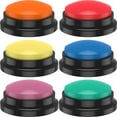 thumbnail image 2 of 4Pcs/6Pcs Dog Talking Button Recordable Dog Communication Button Colorful Pet Training Buttons Battery Powered Pet Training Buzzer Clear Recording Dog Button Easy to Use for Dogs Pets Spe, 2 of 10