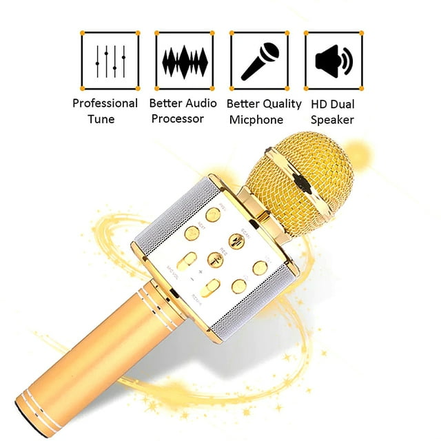 Microphones,Player Handheld Mic Silver Professional Ktv Handheld Silver Bt Ktv Silver Ktv Silver Professional - Handheld Buzhi Professional Bt Ktv Handheld Mic Versatile Suitable Bt Player Bt Player