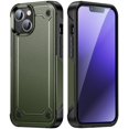 thumbnail image 1 of Funda para iPhone 14, doble capa de protección, a prueba de golpes, protección para pantalla y cámara., 1 of 5