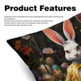 thumbnail image 2 of Easter Pillow Covers with Unique Patterns - Set of 2, Chair Pillow Covers for Sofa, Couch, Bed - Available in 16x16, 18x18, 20x20 Inches for Home Decor and Gifts, 2 of 6