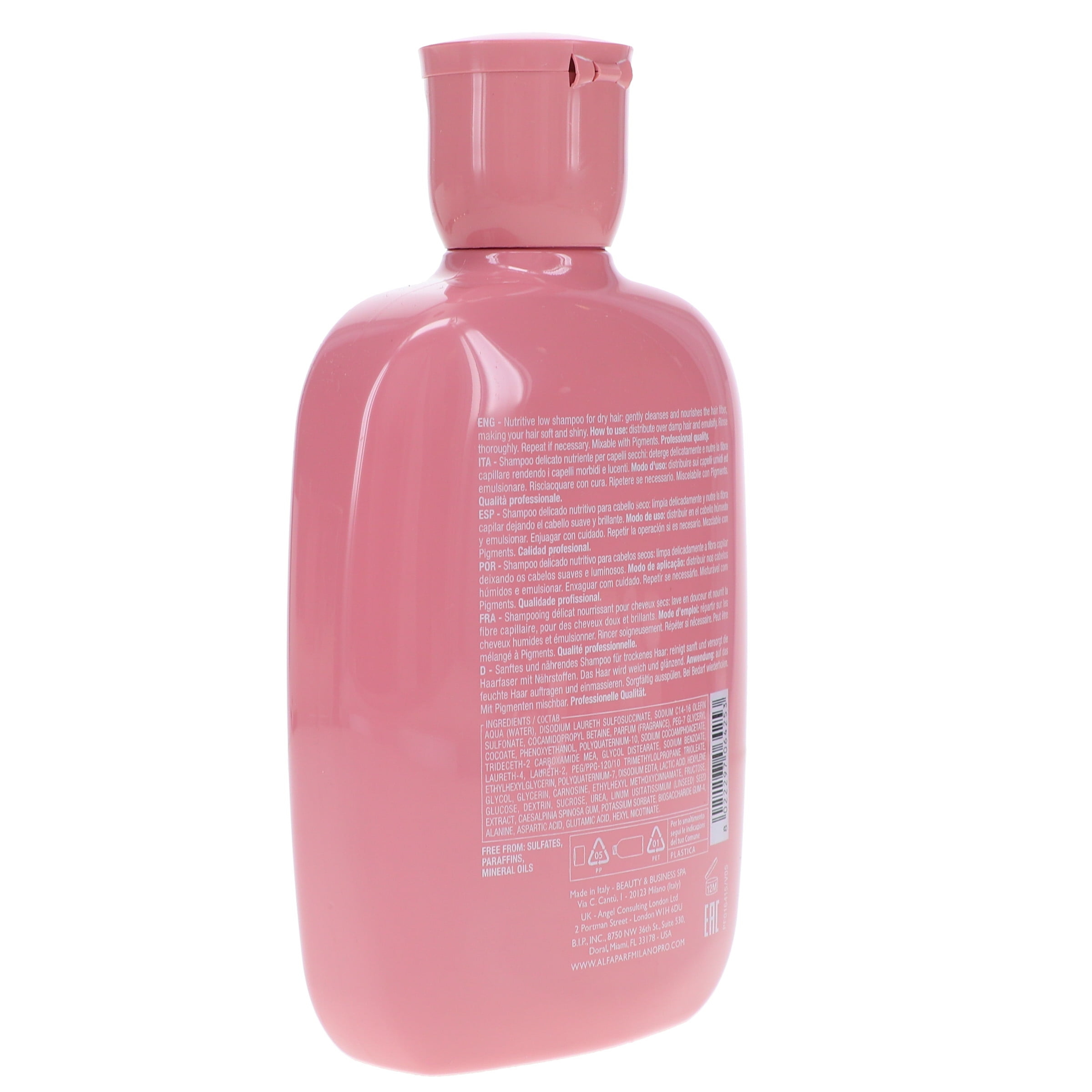 Alfaparf Milano Semi Di Lino Moisture Nutritive Low Shampoo 8.45 oz