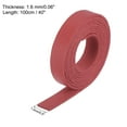 thumbnail image 2 of Unique Bargains Leather Straps Strip Belt 1.2cm(0.5' Width) Leather Strips String Bright Red for DIY Craft, Key Chains, 2 of 5