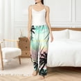 thumbnail image 6 of Lsque Tropical Summer Palm Print Women's Pajama Pants, Lounge Pant - Comfortable Home Wear,Elastic Waistband, Stylish Design-XX-Large, 6 of 9