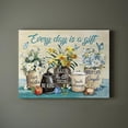 thumbnail image 3 of Vintage Flower Canvas Wall Art Inspirational Rustic Floral Kitchen Painting Wall Decor Framed Posters Home for Living Room Bedroom Bathroom Decoration 12x16 inch, 3 of 6