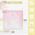 thumbnail image 2 of Pink Cherry Flowers Baby Muslin Washcloths Soft Absorbent Face Towel, Spring Valentines Floral Burp Cloths Cotton Bath Wipes 5 PCS Infant Wash Cloth for Newborn Boys Girls 12"x12", 2 of 7