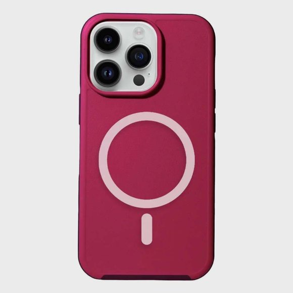Caseco Mag-Safe iPhone 13 Pro Max Case - Fremont Grip - Pink and Magenta