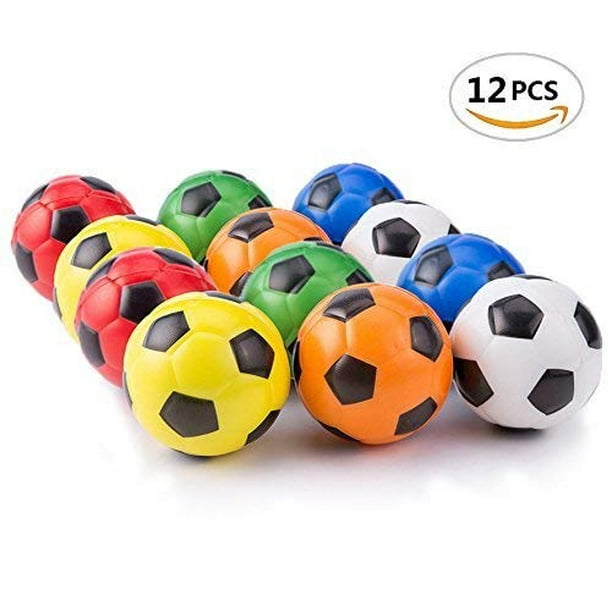 Mseeur Mini Sports Stress Balls Soccer Balls Fun, 12Pack