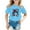 Blue, variant on Summer Tops for Girls 12-14 Years Kid Girls Cute Graphic Print Round Neck Short Sleeve Tee Summer Casual T Shirt Girls Tops Size 7-8 Trendy Tops for Girls 10-12 Baggy 11-12 Years