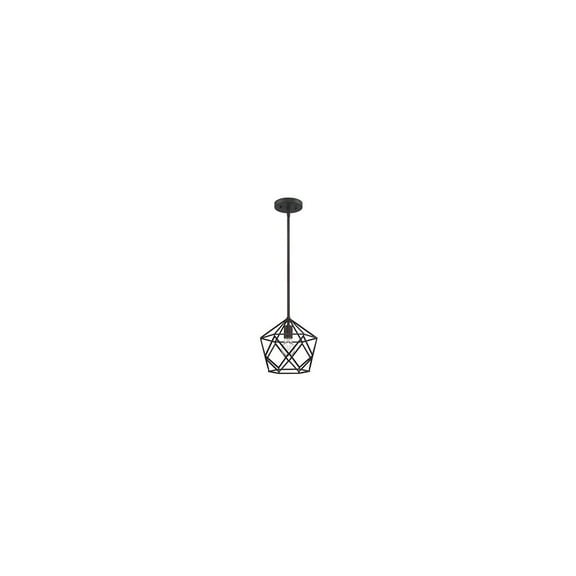 F3417-64-Sunset Lighting-Harmony - 1 Light Cage Pendant   Provincial Bronze Finish