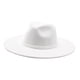 thumbnail image 1 of Sombrero de ala ancha, sombrero de copa, vestido de playa, cosplay, gorra de compromiso, mujeres, pesca, novia Blanco, 1 of 9