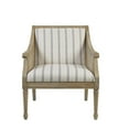 thumbnail image 3 of Martha Stewart Isla 32.25" Fabric and Solid Wood Accent Chair in Beige, 3 of 5