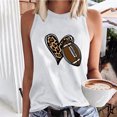 thumbnail image 2 of Birdeem Womens Summer Baseball Printed Sleeveless Round Neck Tank Top Round Neck Tank Top, 2 of 12