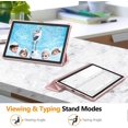thumbnail image 4 of Fintie Slim Case for Samsung Galaxy Tab A8 10.5 inch 2022 Model (SM-X200/X205/X207), Soft TPU Smart Stand Back Cover Auto Wake/Sleep, Rose Gold, 4 of 8