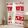 thumbnail image 2 of jejeloiu Cute Gsanta Claus Curtains Pack of 2 (42x84 Each),Christmas Theme Curtains Blackout,Deer Slihouette Bedroom Curtains For Teens,Microfiber Bedroom Decor, 2 of 5