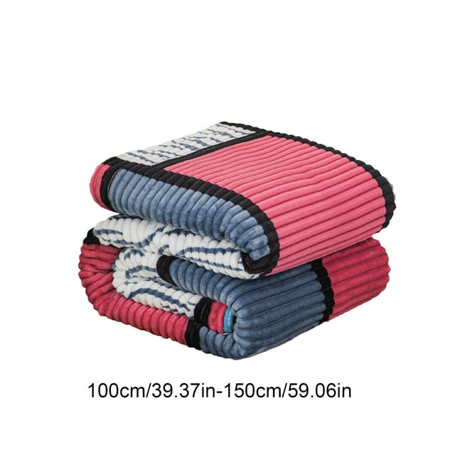 Ohufall Cooling Comforter Flannel Throw Blanket Lightweight Quilt Soft Multifunctional Washable Summer Bedding For Nap Gift 39 Inches By 59 Inches Back To School