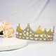 thumbnail image 4 of Corona de rey de oro para hombres, coronas de cumpleaños del príncipe, cosplay corona real fiesta de graduación Halloween, 4 of 4
