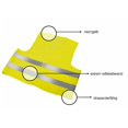 thumbnail image 3 of 4 chalecos de seguridad, chaleco de seguridad para coche, chaleco de advertencia de seguridad EN471 con tiras reflectantes de 360 ​​grados y hebilla, 3 of 5
