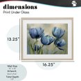 thumbnail image 4 of Stupell Industries French Country Drawn Blue Tulip Flowers Birch Framed Print Under Glass, 16 x 13, by Franklyn Gregory, 4 of 8