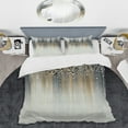thumbnail image 2 of Designart "Soft Gray Tranquility" Abstract Painting Bedding Covert Set - Modern White Abstract Bed Set With 2 Shams, 2 of 6