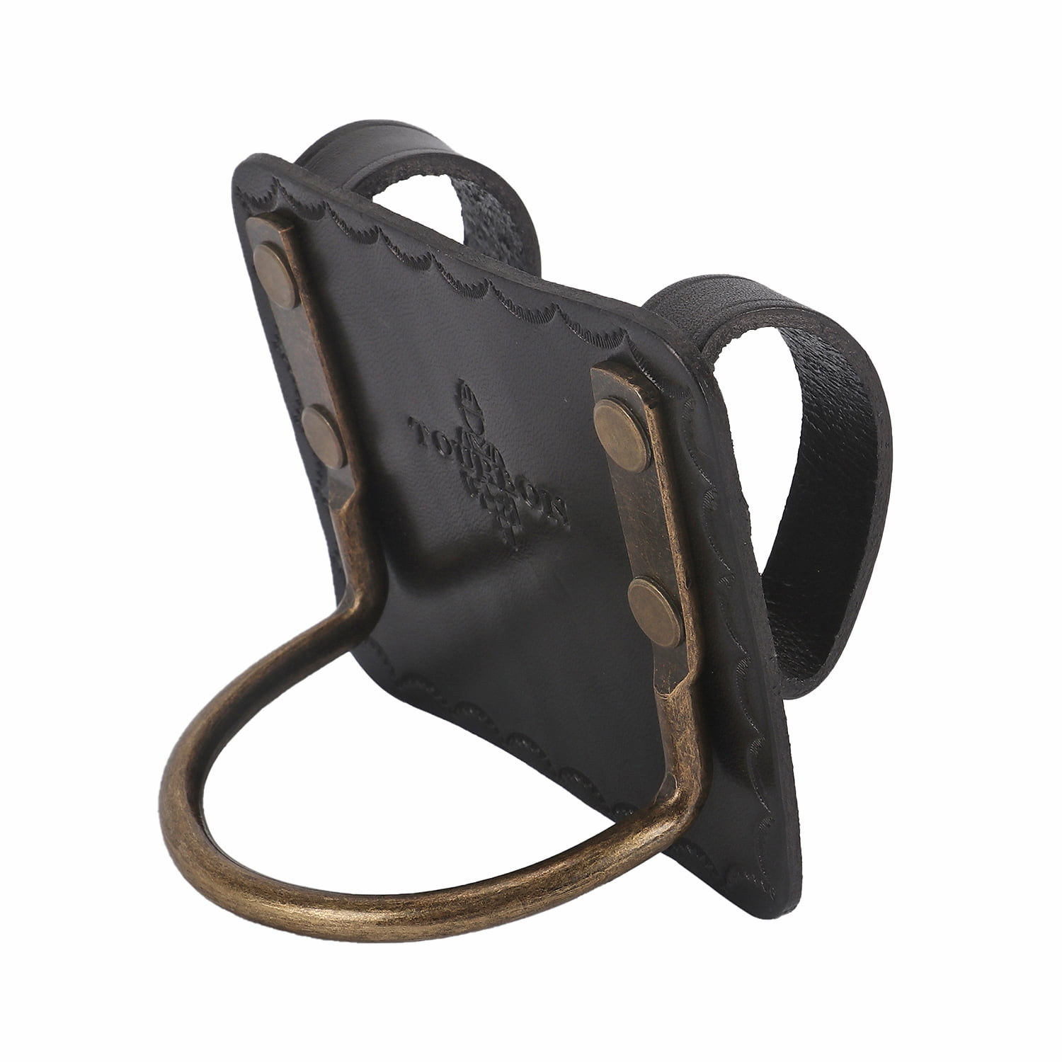 TOURBON Leather Hammer Holster Axe Holder Hatchet Hanger Tool Belt Loop