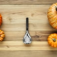 thumbnail image 2 of Toyandona Black Stainless Steel Pumpkin Carving Scraper Efficient Manual Core Removal Scoop for Home Use 2pcs, 2 of 7