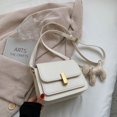thumbnail image 1 of Bolso cuadrado pequeño popular Bolso cruzado de moda que combina con todo Bolso pequeño Bolso de hombro texturizado de moda para mujer, 1 of 6