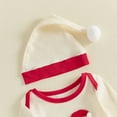 thumbnail image 6 of Cjfdfy Newborn Baby Boy Girl Christmas Romper Outfit My 1St Christmas Long Sleeve knit Romper And Santa Hat Set Infant Cute My First Christmas Fall Winter Holiday Set 0-18M, 6 of 9