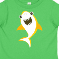 thumbnail image 4 of Inktastic Cute Shark, Little Shark, Yellow Shark, Sea Animal Boys or Girls Toddler T-Shirt, 4 of 5